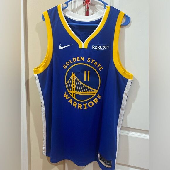 NBA Golden State Warriors Blue and Yellow Jersey - Picture 2 of 5